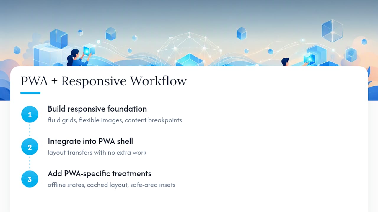 Do Progressive Web Apps Still Need Responsive Design? — overview diagram