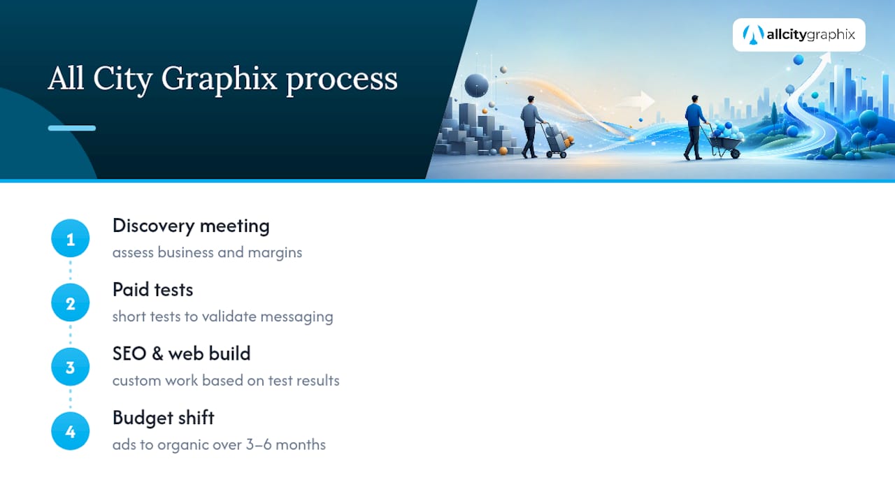 How Does All City Graphix Apply This Framework? — overview diagram