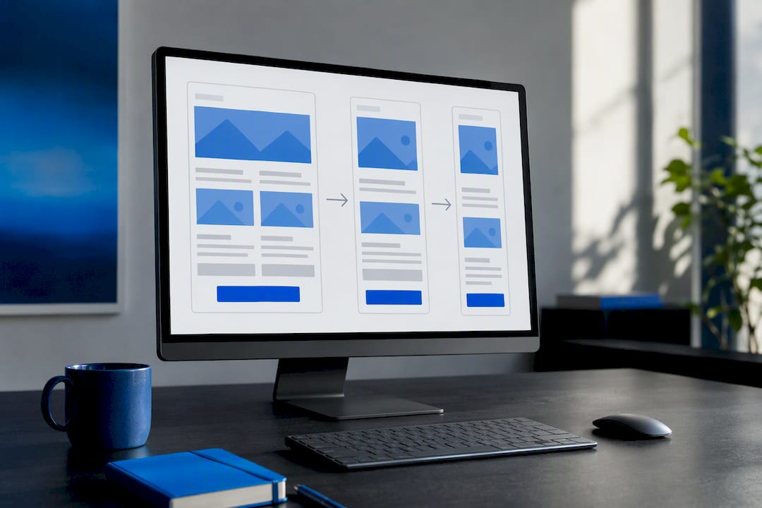 Responsive email columns stacking vertically
